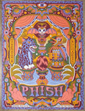 2023 Phish - Mexico Silkscreen Concert Poster by Bene Rohlmann