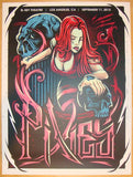 2013 The Pixies - LA III Concert Poster by Dayne Henry Jr.