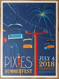 2018 The Pixies - Milwaukee Silkscreen Concert Poster by Steve Thomas