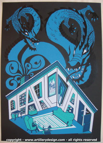 2006 Pearl Jam - Toronto Silkscreen Concert Poster by Klausen AP