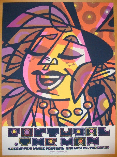 2010 Portugal The Man I - Sasquatch! Concert Poster Guy Burwell