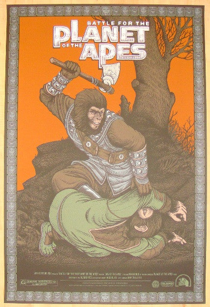 2012 "Battle For The Planet Of The Apes" - Variant by Bertmer