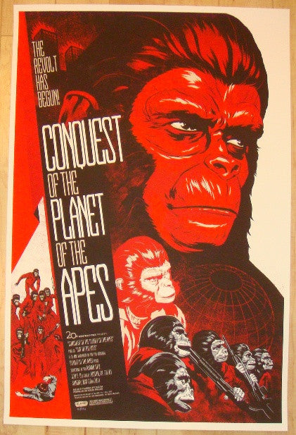 2012 "Conquest Of The Planet Of The Apes" - Poster by Phantom