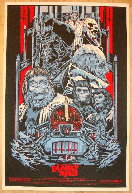 2012 "Beneath The Planet Of The Apes" - Silkscreen Movie Poster by Ken Taylor