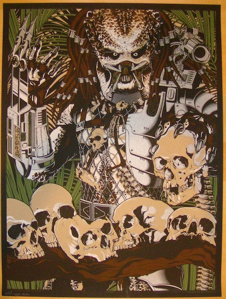 2012 "Predator" - Silkscreen Movie Poster by Anthony Petrie