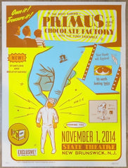 2014 Primus - New Brunswick Silkscreen Concert Poster by Morning Breath