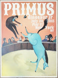 2015 Primus - NYC Silkscreen Concert Poster by Mike Stilkey