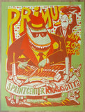 2016 Primus - Kansas City Linocut Concert Poster by Jim Pollock