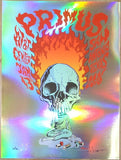 2016 Primus - San Antonio Foil Variant Silkscreen Concert Poster by Justin Hampton