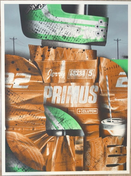 2017 Primus - Kansas City Silkscreen Concert Poster by Alan Hynes