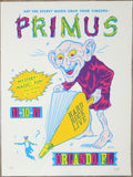 2017 Primus - Orlando Silkscreen Concert Poster by Morning Breath