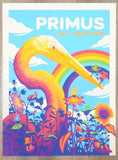 2018 Primus - Fall Tour Silkscreen Concert Poster by John Vogl