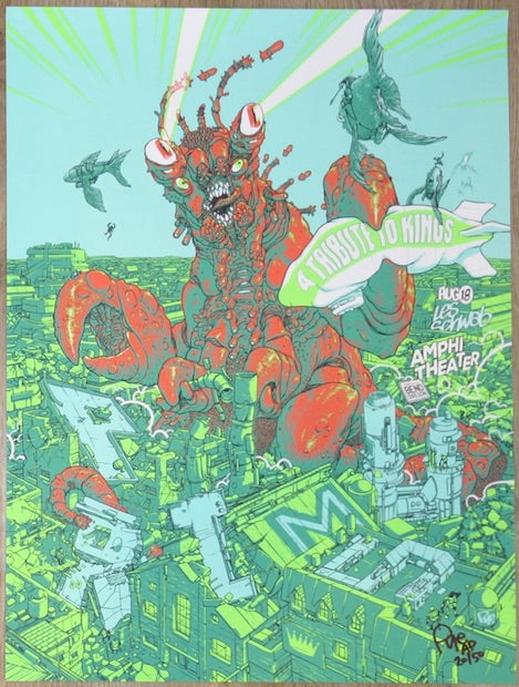 2021 Primus - Bend Silkscreen Concert Poster by Pye Parr