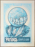 2021 Primus - Indianapolis Silkscreen Concert Poster by Angryblue