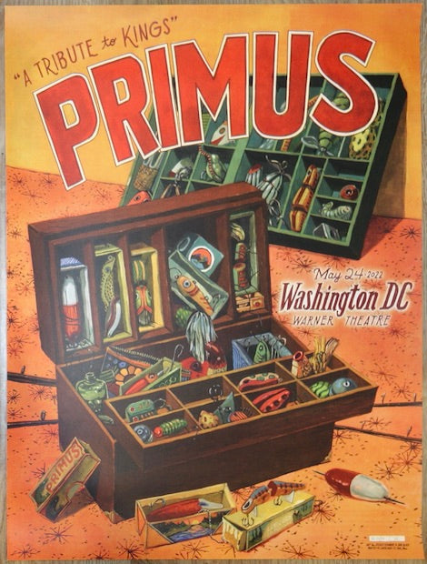 2022 Primus - Washington DC Silkscreen Concert Poster by Landland