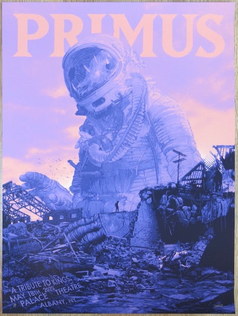2022 Primus - Albany Purple Variant Concert Poster by Daniel Danger