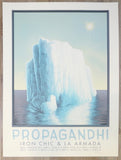 2018 Propagandhi - Spring Tour Silkscreen Concert Poster by Justin Santora