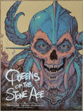2018 Queens of the Stone Age - Los Angeles Kraft Variant Concert Poster by N.C. Winters