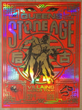 2018 Queens of the Stone Age - Hobart II Foil Variant Concert Poster by James Patradoon