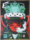 2018 Queens of the Stone Age - Newcastle Silkscreen Concert Poster by Travis Price