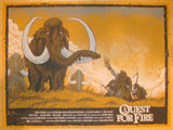 2013 "Quest For Fire" - Silkscreen Movie Poster by Matt Verges