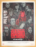 2011 "Rabid" - Silkscreen Movie Poster by Phantom City Creative