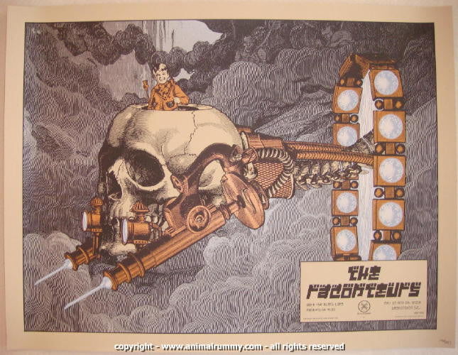2008 The Raconteurs - DC Silkscreen Concert Poster by Rob Jones