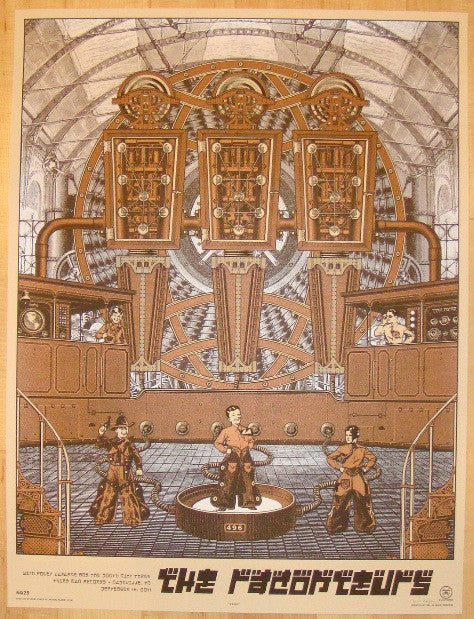 2011 The Raconteurs - Nashville I Silkscreen Concert Poster by Rob Jones