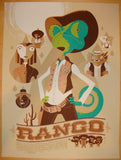 2012 "Rango" - Silkscreen Movie Poster by Tom Whalen