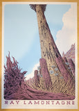 2014 Ray Lamontagne - Troutdale Concert Poster by Neal Williams