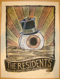 2013 The Residents - Chicago Concert Poster by Dan Grzeca