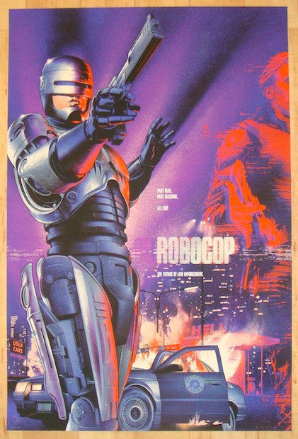 2014 "Robocop" - Silkscreen Movie Poster by Martin Ansin
