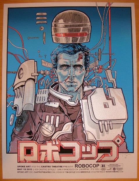 2012 "Robocop" - Silkscreen Movie Poster by Tim Doyle