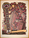 2010 Rockaholics II - Silkscreen Show Poster by Guy Burwell