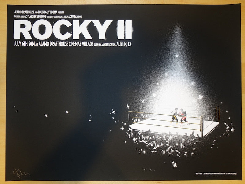 2014 "Rocky II" - Silkscreen Movie Poster by Matt Taylor