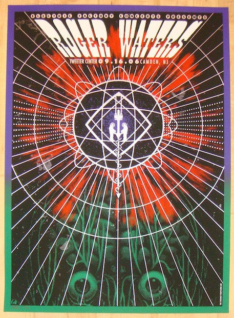 2006 Roger Waters - Camden Silver Variant Concert Poster by Todd Slater