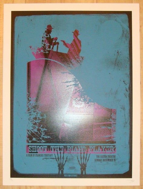 2011 "Shoot The Piano Player" - Movie Poster by David O'Daniel