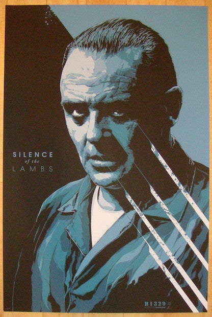 2013 "Silence Of The Lambs" - Variant Movie Poster by Ken Taylor