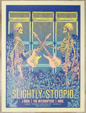 2019 Slightly Stoopid - Irvine Silkscreen Concert Poster by Methane Studios
