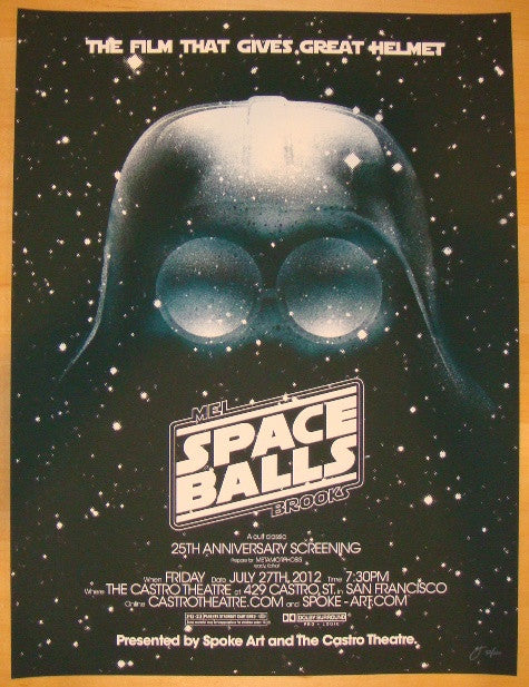 2012 "Space Balls" - Movie Poster by Brandon Schaefer