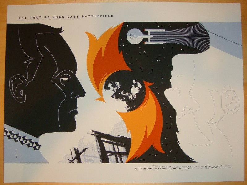 2011 "Star Trek" - Your Last Battlefield Poster by Tom Whalen