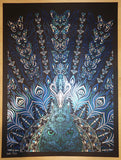 2015 Strange Attraction 2 - Blue Foil Stamped Lithograph Poster by Todd Slater