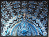 2016 Strange Attraction 4 - Blue Foil Stamped Lithograph Poster by Todd Slater