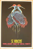 2010 St. Vincent - Milwaukee Concert Poster by Ken Taylor