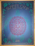 2014 Summer Camp - Blue Variant Concert Poster by Todd Slater