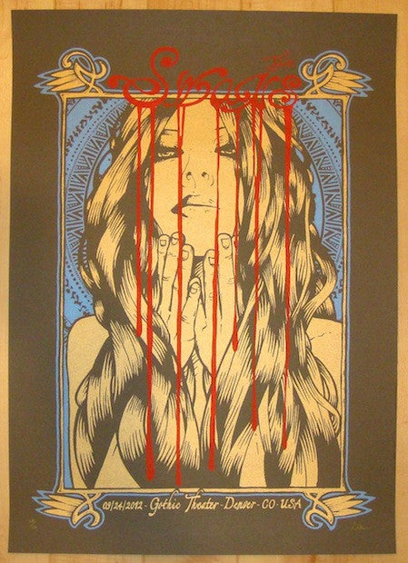 2012 Swans - Denver Silkscreen Concert Poster by Malleus