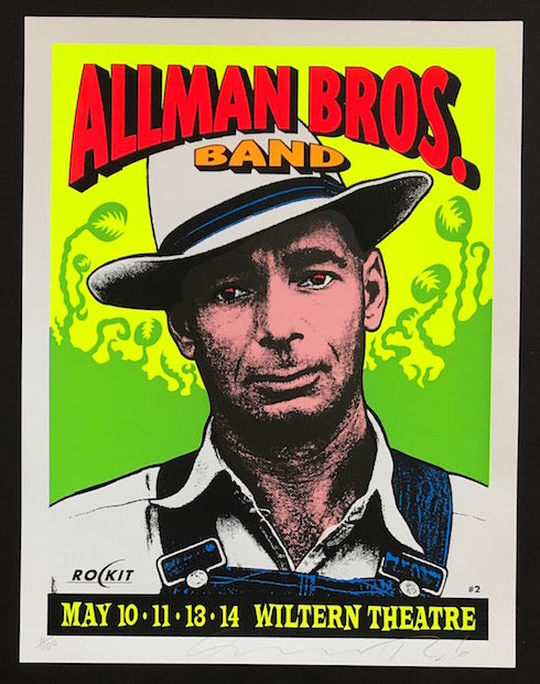 1994 Allman Brothers Band - Los Angeles Silkscreen Concert Poster by TAZ
