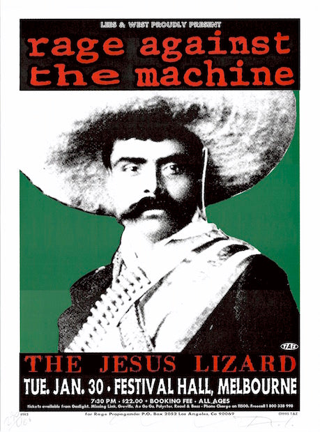 1995 Rage Against The Machine - Melbourne Silkscreen Concert 1995 Rage Against The Machine - Melbourne Silkscreen Concert
