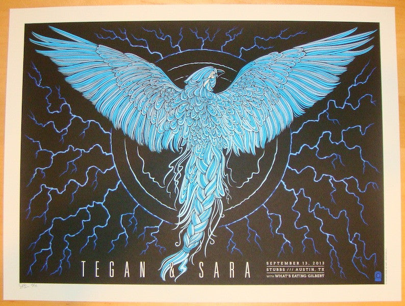 2013 Tegan & Sara - Austin Concert Poster by Todd Slater
