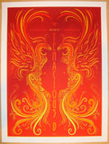 2012 Tenacious D - NYC Silkscreen Concert Poster by Todd Slater